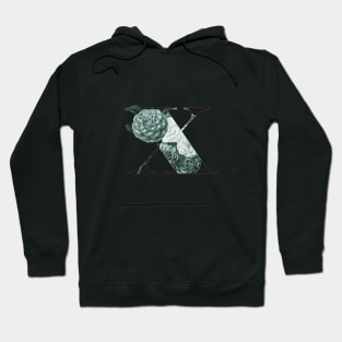 Flower Alphabet X Hoodie